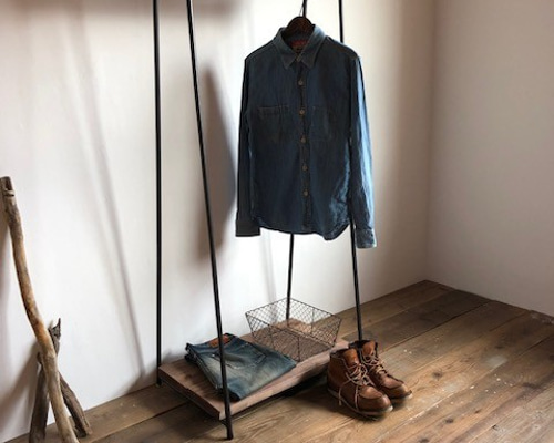 数量限定 MH4-65 ハンガーラック アイアン インダストリアル 古材