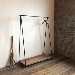 期間限定値下げ　商品説明必読　MHA　古材　ハンガーラック　無垢材　ディスプレイ 数量限定 MHA 古材 ハンガーラック シンプル 木製 クロージング