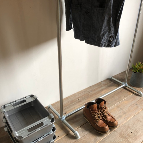 数量限定 送料無料 G90 ハンガーラック パイプ スチール ガス管 組立式