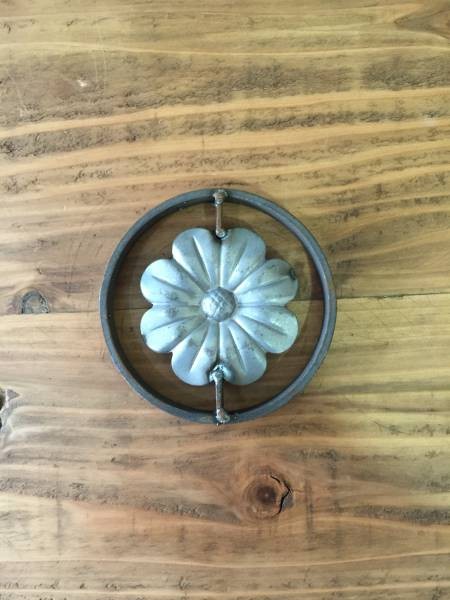 数量限定　CF-10-06　創意工夫　アイアン　パーツ　溶接　材料　鉄　装飾　柵　フェンス　花　溶接部材 4,859円