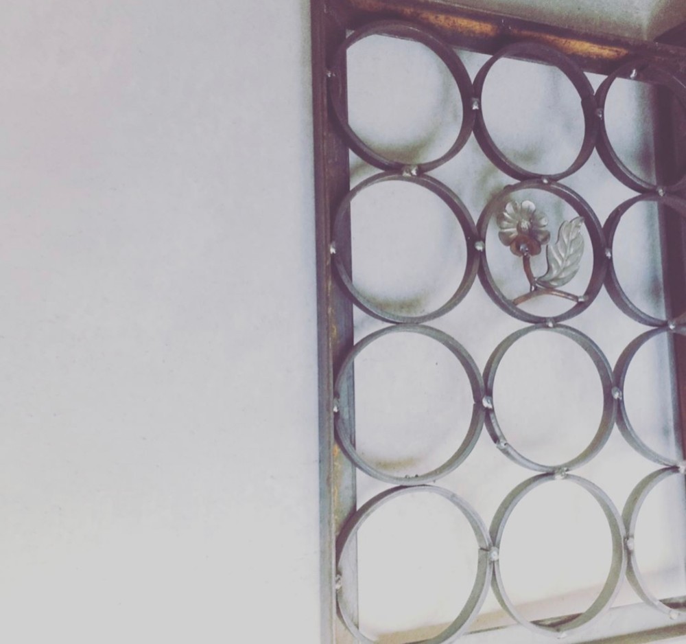 数量限定　CF-15-22　創意工夫　アイアン　パーツ　溶接　材料　鉄　装飾　柵　フェンス　花　溶接部材