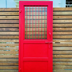 （※ご購入前在庫確認必須※）アイアンドア　ID-COMP　鉄扉　インダストリアル　ドアノブ付き　完成品　ドア　扉 8枚目の画像