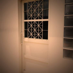 （※ご購入前在庫確認必須※）アイアンドア　IDHD-COMP　鉄扉　引き戸　インダストリアル　ドアノブ付き　完成品　ドア 2枚目の画像