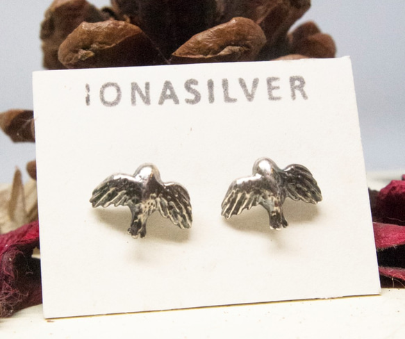 シルバーイヤリング鳥/鳥IONAのSILVER 1枚目の画像