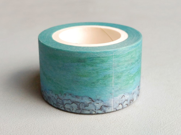 Lake Tekapo = 原創山水風景紙膠帶．旅行寫生 Washi Masking Tape 25 mm 第1張的照片