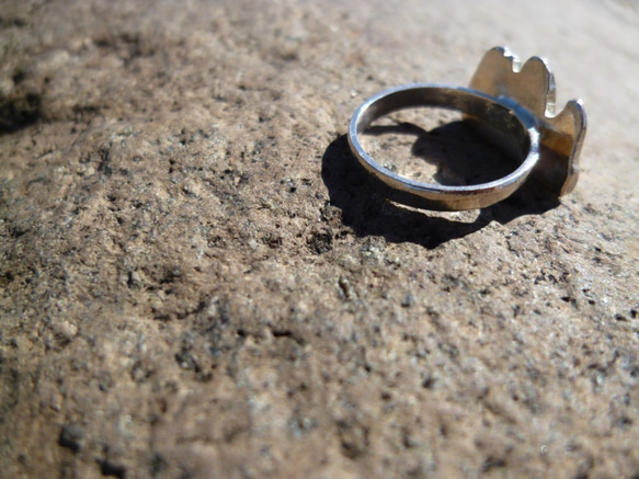 〈仁者樂山〉手工限量版本 925純銀戒指 第4張的照片