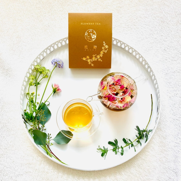 FLOWERB TEA 3種セット /  お茶ギフト・贈り物・自分へのプレゼントに  ハーブティー オーガニック 無農薬 6枚目の画像