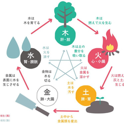 花漢茶-はなかんちゃ-　五行セット  / 全て国産の薬膳茶 農薬・無化学肥料不使用　五包入り（一包で約1リットル分） 3枚目の画像