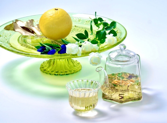 橙（だいだい）檸檬とハッカ　レモンミントティー　3個入 / 国産ハーブティー　無農薬　オーガニック 1枚目の画像