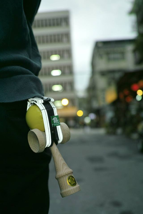 反光環保單車內胎劍玉套 Reflective kendama holder 第2張的照片