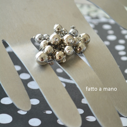 送料無料】シルバーボールリング 指輪・リング fatto a mano 通販 