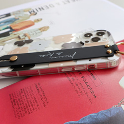 紙の花 iPhone 携帯ケース / スライドベルト付きスマホケース / 落下防止 ベルト/スタンド機能 4枚目の画像