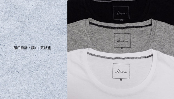 排他的なバージョンプライムT MIT100％のコーマコットンTシャツ【黒/白/グレー男性モデル男性] 4枚目の画像