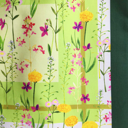 圍巾圖案袋“春天和初夏的田野|紫羅蘭，蒲公英等♪”（大號/棉） 第3張的照片