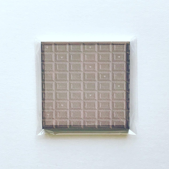 オリジナル　ミニメモ　チョコレート　２色セット 3枚目の画像