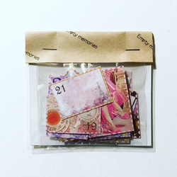 オリジナル 切手柄 フレークシール sweet 3枚目の画像