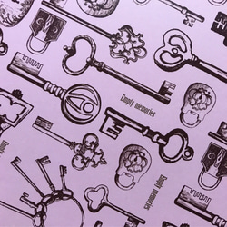 送料無料 オリジナル デザインペーパー dimple key ピンク 10枚 3枚目の画像