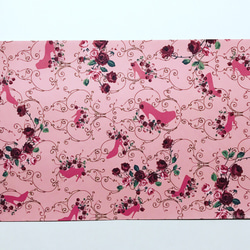 オリジナル デザインペーパー Rose&heal ピンク 10枚 2枚目の画像