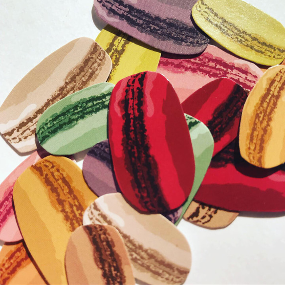 オリジナル マカロンのフレークシール ミニ 20枚入 シール Empty