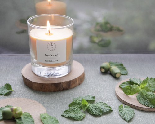 アロマ・キャンドル SHORT BERLIN CANDLE HOLDER