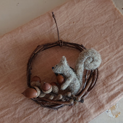 ゴーヤの蔓のリース 秋の装い リース まのなかみ 通販 10539625