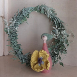 ゴーヤの蔓のリース 秋の装い リース まのなかみ 通販 10539625