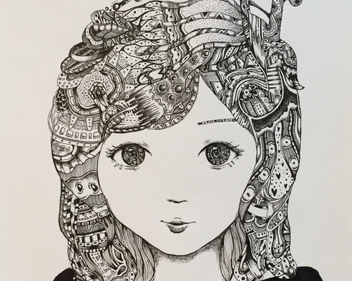 イラスト（ペン画 0_bbc7b633b919ba344c314b0caf08
