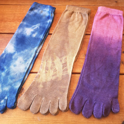 草本染色絲毛襪 *2 組特價 ✡ 植物染絲毛襪 保暖襪 禦寒襪 第5張的照片