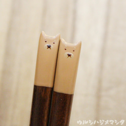 [18cm] 擦漆筷子(狗) / [18cm] URUSHI CHOPSTICKS (DOG) 第2張的照片