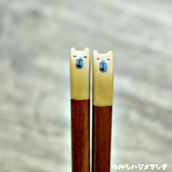 僅限2018年◆[18cm]擦漆筷子（水豚）/ [18cm] URUSHI CHOPSTICKS（CAPYBARA） 第2張的照片