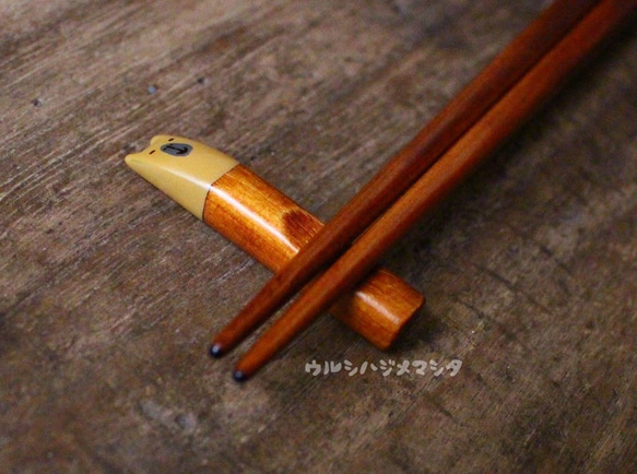僅限2018年◆擦拭漆筷架（水豚）/ URUSHI CHOPSTICK REST（CAPYBARA） 第2張的照片