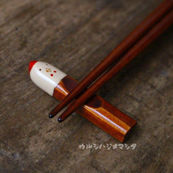 擦漆筷架 / URUSHI CHOPSTICK REST (CHICKEN) 第2張的照片