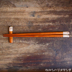 ◆18cm◆【套裝特賣】擦漆筷+筷架（印花布貓）/【套裝特賣】筷子+筷架（貓） 第2張的照片