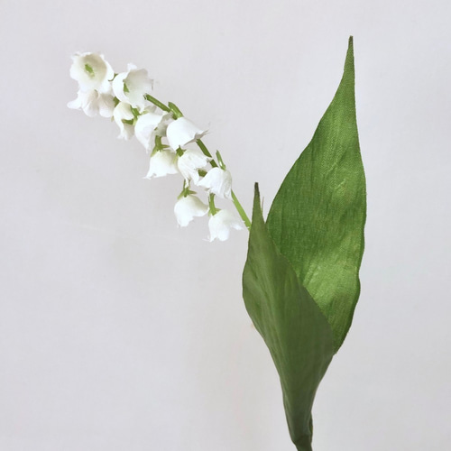 送料無料 すずらん・布のお花＊ホワイト 東京堂MAGIQ その他素材 はな  