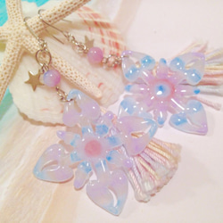 マンゴーのハワイアンキルト（額縁仕立て） タペストリー・壁掛け