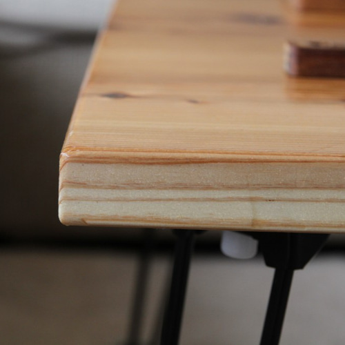 折りたたみ テーブル ローテーブル カフェ アイアン風 ナチュラル ロー