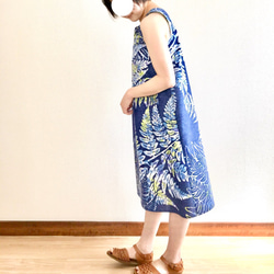 Paraparai喇叭裙[S〜L]藍色 第4張的照片