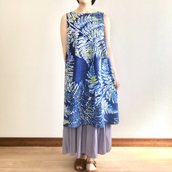 Paraparai喇叭裙[S〜L]藍色 第7張的照片