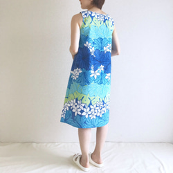 熱帶邊境耀斑連衣裙[S〜3L] 第5張的照片