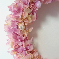 専用ケース入り＊pink purple wreath＊ 2枚目の画像