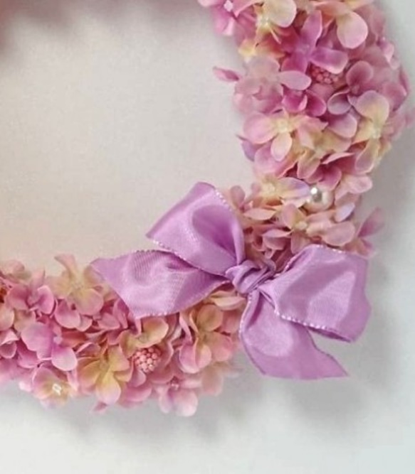 専用ケース入り＊pink purple wreath＊ 3枚目の画像