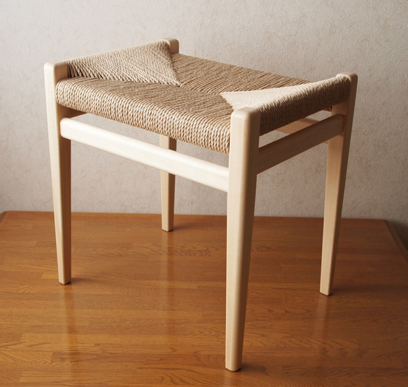 ペーパーコードスツールM シナX座 椅子（チェアー）・スツール 木