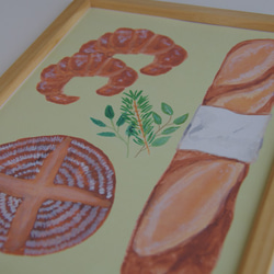 美味しそうなパンのポスター【キナリ】 2枚目の画像