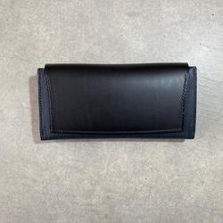 Dew-003 長財布（スリム版）紺色 2枚目の画像