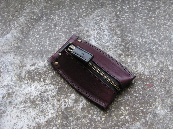 鑰匙包Purunya（紫色）卡存儲 第2張的照片