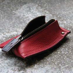 鑰匙包Papabero（紅色）卡存儲類型 第3張的照片