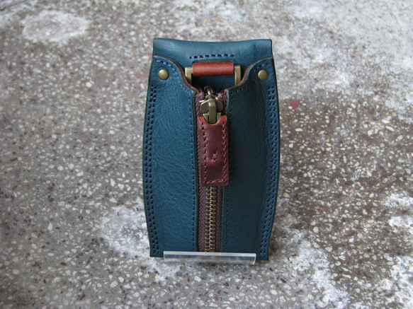 鑰匙包霍滕西亞（藍色）卡存儲類型 第1張的照片