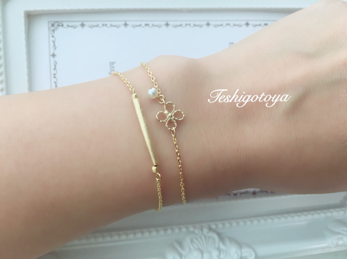 四つ葉のクローバーブレスレット