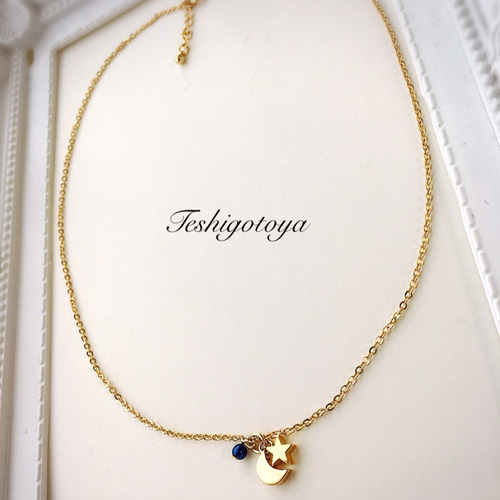 専用⭐︎サフィリーン✴︎星と月舟のネックレス ⭐️大人気⭐️シルバー 星と月 サブクラブネックレス