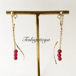 gemstone pierce/earring 3枚目の画像